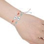 BG1093 Hot Sale Colorful  Evil eyes Charm Bracelets ,Miyuki Blue Seed Beads Bracelet For Gifts