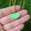 Green lip necklace