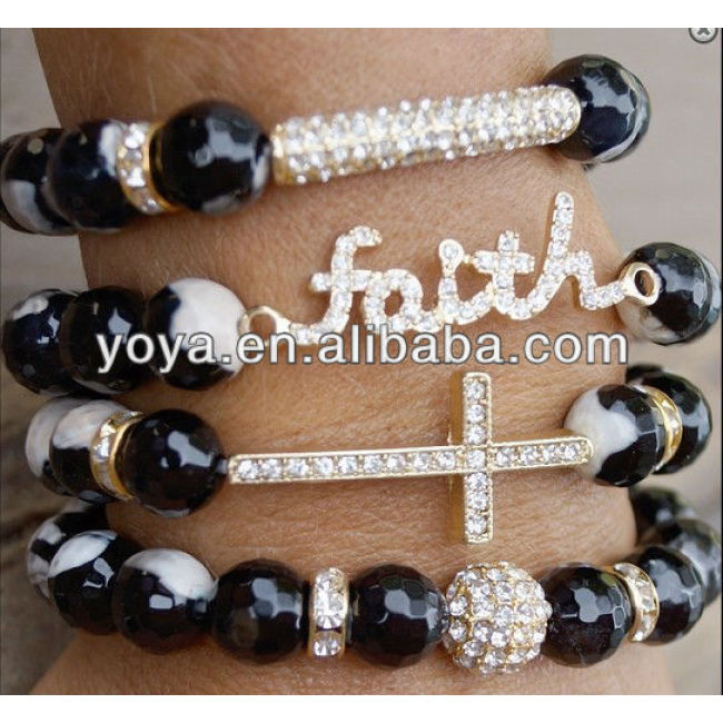 BR0519 Faith Bracelet,Bar Bracelet,Cross Bracelet