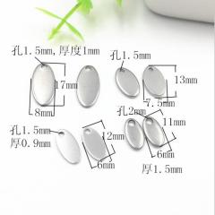 S821 Stainless Steel Oval Tags,Can Laser Engrave Logo Stainless,Steel Metal Oval Blank Stamping Tags