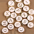 Pink(leave message with letters,10pcs each letter at least)