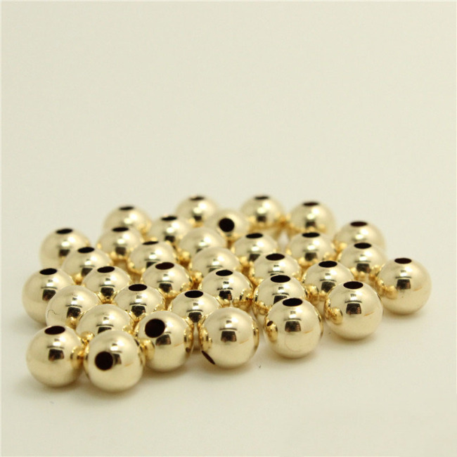 wholesale non-tarnish hypoallergenic 14k gold filled beads hoops for jewelry making