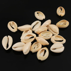 JF8693 100pcs/bag Natural Cowry Shell Charms Beads, Sliced Shells,Natural Seashell Cowries