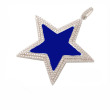 dark blue/silver