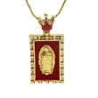 5# Mary red pendant necklace