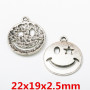 JS1470 Fashion antique silver tone metal horus eye charms for jewelry making,small silver feet charm pendant for bracelet