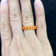 #3 orange/6mm wide