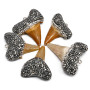 JF6843 Crystal Pave Shark Tooth Pendant,Shark Tooth Charm with Pave Rhinestones, Sea Life Charm