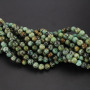 TB0261 Wholesale Round African Turquoise Beads,Best sale popular gemstone army green beads