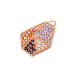 hexagon/rose gold