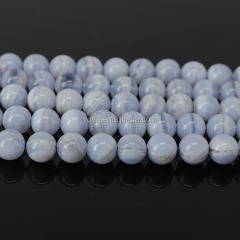 AB0485 Wholesale natural blue lace agate beads,Blue Chalcedony Beads