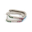 Silver/rainbow