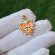 #1 heart/orange