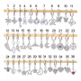 EC1763 Dainty Mini 18k Gold Silver Plated CZ Micro Pave Angel Wing Bee Star Heart Butterfly Flower Charm Huggies Hoop Earrings