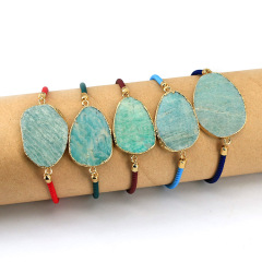 BN4012 wholesale amazon stone jewellery, natural amazonite stone Rope Friend bracelet jewelry for women BN4012 wholesale amazon stone jewellery, natural amazonite stone Rope Friend bracelet jewelry for women