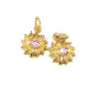 CZ8212 Dainty Mini Small Clear CZ Evil Eyes Charm,Tiny Minimal Zircon Cubic Zirconia Evil Eyes Charm Pendant