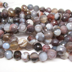 AB0061 Faceted Botswana agate beads,agate loose beads