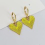 EM1305 Fashion Enamelled Ladies Cuff Earring Charm Enamel Women Heart Earring