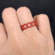 #10 red/6mm wide