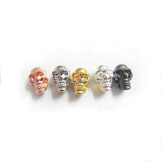 JF2111 Alloy Metal Skull Head Beads,skull beads