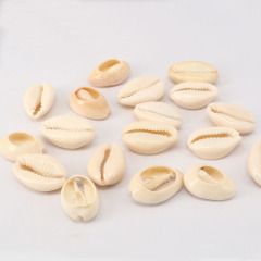 JF8693 100pcs/bag Natural Cowry Shell Charms Beads, Sliced Shells,Natural Seashell Cowries