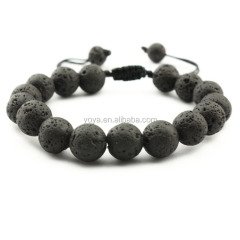 BRS1630 fashion lava handmade knot bracelet hand macrame wave men bracelet with gemstone bead BRS1630 fashion lava handmade knot bracelet hand macrame wave men bracelet with gemstone bead