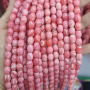 SB7172 Wholesale manmade Pink Rhodonite  Round Beads,Synthetic Rhodochrosite Stone Drum Beads