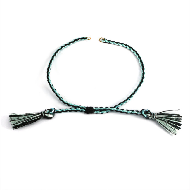 BCL1189 Half-finished  Bracelet Cord With Sliding Slider Stopper Beads,Adjustable Cords for Bolo Bracelet Making