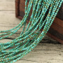 TB0404 3mm thiny faceted turquoise beads,3mm natural stone faceted beads