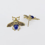 EM1274 2021 Fashion Insect stud earrings for women, Charm 18k gold plated colour bead ladies earrings