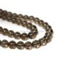 CR5056 Natural smoky quartz beads,round smokey quartz beads