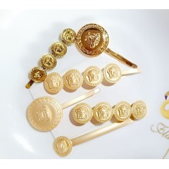 H1004 Popular Baroque Style Hair Pins Medallion Gold Coin Hair Pin Clips Gold Medusa Barrette Korean Hair Accessories H1004 Popular Baroque Style Hair Pins Medallion Gold Coin Hair Pin Clips Gold Medusa Barrette Korean Hair Accessories