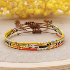 BRH1011 dainty Petite mini tiny seed beaded string Layering bracelet BRH1011 dainty Petite mini tiny seed beaded string Layering bracelet