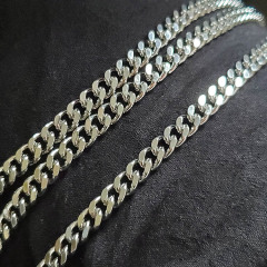 KC1014 Bag chain 1 meter silver gold plated brass chains