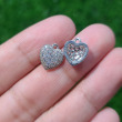 #7 heart/silver