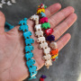 TB0874 Synthetic Howlite Turquoise Elephant Beads for Jewelry Jewellery Making