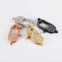 CZ7819 Diamond CZ Micro Pave Lobster Clasps for Jewelry necklace making