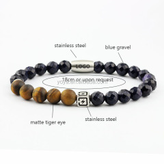BN3012 new product ideas 2018 men's jewelry bracelet,natural stone jewelry,stainless steel magnetic bracelet