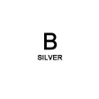 B/silver