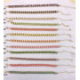 BM1022 Fashion Gold Plated Brass Colorful Rainbow Enamel Cuban Link Chain Bracelets for WOmen