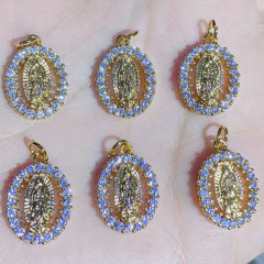 CZ8467 mini micro pave cz evil eyes figure Female Figure body,angel crown,starfish,mary hamsa hand lightning halo charm pendant