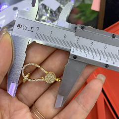 CZ7801 Wholesale Popular Diamond Buckles,cz micro pave diamond lobster clasps