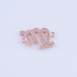 Virgo/rose gold