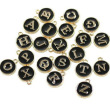 Black(leave message with letters,10pcs each letter at least)