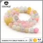 AB0602 New 2017 matte agate gemstone in bulk,multicolor agate beads for bracelets making