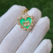 #5 heart/green
