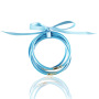 BI1001Designer Glitter Women Bracelets Bangles Set Glitter Filled Silicone Plastic Bowknot Jelly Christmas Bracelet