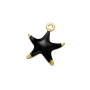 JS1571 fashion copper 18k Gold Plated enamel rainbow star charms Pendant