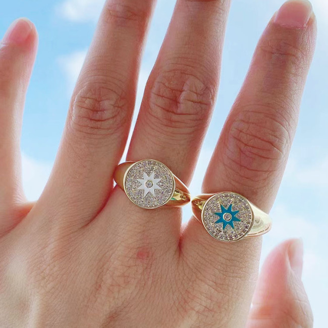 RM1347 18K Gold CZ Baguette Ring Eternity Statement Stacking Rings Gift for Her  Engagement Ring Gift for Her