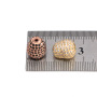 CZ7459 CZ Micro Pave Gourd beads,Cubic Zirconia Diamond Jewelry Spacer Beads